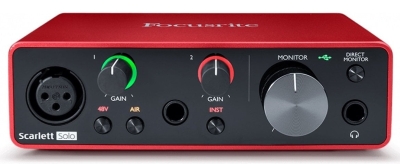 Focusrite Scarlett Solo Gen3 Ses Kartı - 2