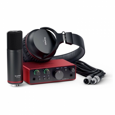 Focusrite Scarlett Solo Studio Gen 4 Kayıt Paketi - 1