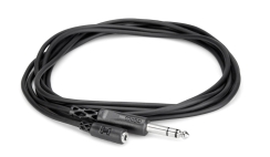 Hosa 3.5 mm TRS (F) - 1/4'' TRS (M) Kulaklık adaptör kablosu, 7.5 mt. - Hosa