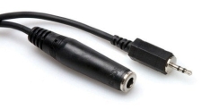Hosa 3.5 mm. TRS (F) - 3.5 mm. TRS (M) Kulaklık adaptörü, 7.5 mt. - Hosa