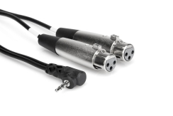 Hosa 3.5mm. L Jack TRS - 2'li XLR Dişi Stereo Kablo 1.5 mt. - Hosa