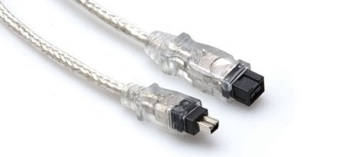 Hosa FireWire 800 -> 400 (9-pin / 4-pin) kablo 3 mt. - 1
