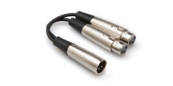 Hosa XLR (M) <-> Dual XLR (F) Y-kablo - Hosa