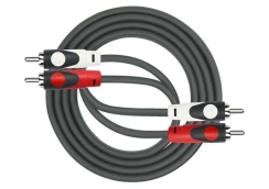 Kirlin LGA4023MBK 2 RCA Plug / 2 RCA Plug 3 Metre Kablo - Kirlin