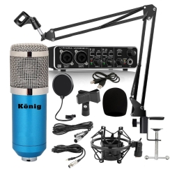 König BM800 Mikrofon + Behringer UMC202HD Ses Kartı Youtuber Paket - 2