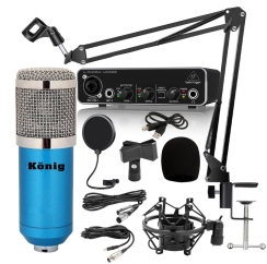König BM800 Mikrofon + Behringer UMC22 Ses Kartı Paketi - 3