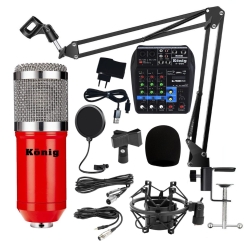 König BM800 Mikrofon + K200 Ses Kartlı Mikser Kayıt Paketi - 3