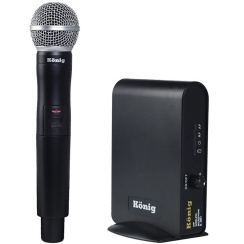 König K-301 Kablosuz Tekli EL Mikrofon - König