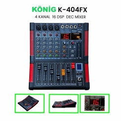 König K-404 FX 4 Kanal Deck Mikser - König