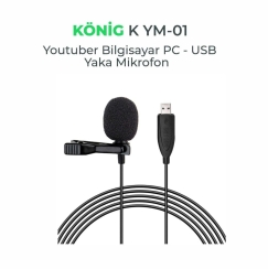 König K-YM 01 USB Yaka Mikrofonu - 2