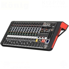 König K12 P700 12 Kanal Power Mikser - König