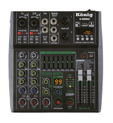 KÖNİG K500 4 KANAL DECK MİKSER - König