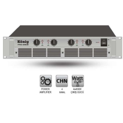 König PRO-2808/S Dört Kanal Power Amplifier - König