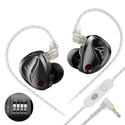 KZ Duonic Gamer Planar Manyetik + Dinamik Hibrit Hi-Fi IEM Kulak İçi Kulaklık - 2