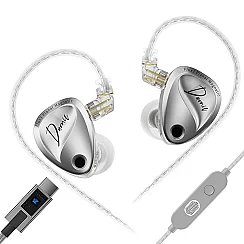 KZ Duonic Gamer Planar Manyetik + Dinamik Hibrit Hi-Fi IEM Kulak İçi Kulaklık - KZ
