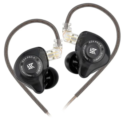 KZ EDX Pro X Dinamik Sürücü HiFi IEM Kablolu Kulak İçi Kulaklık (Türkiye Resmi Distribütöründen - 2 Yıl Garanti) - 1
