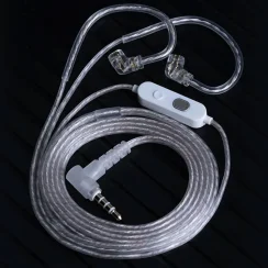 KZ M2 Çift Mikrofonlu Gümüş Kaplama Kulaklık Yükseltme Kablosu (3.5mm) - 7