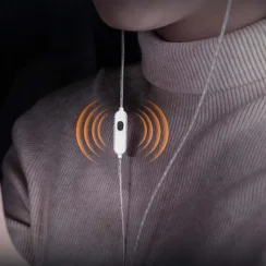 KZ M2 Çift Mikrofonlu Gümüş Kaplama Kulaklık Yükseltme Kablosu (3.5mm) - 10