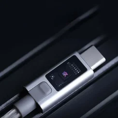 KZ M2 USB Type-C DSP/DAC Çift Mikrofonlu Gümüş Kaplama Yükseltme Kablosu - 8