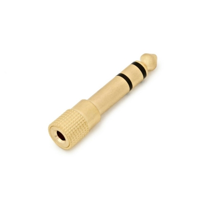 Larkin 3.5mm Jak - 6.35mm Altın Kaplama Stereo Jack Kulaklık Çevirici Adaptör - 1