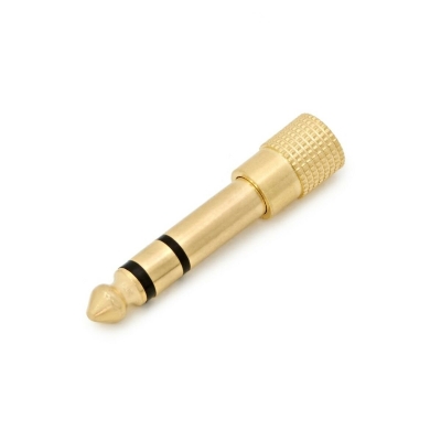 Larkin 3.5mm Jak - 6.35mm Altın Kaplama Stereo Jack Kulaklık Çevirici Adaptör - 2