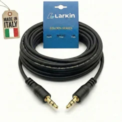 Larkin 3.5mm Stereo Erkek - Erkek AUX Bakır Ses Kablosu - Larkin