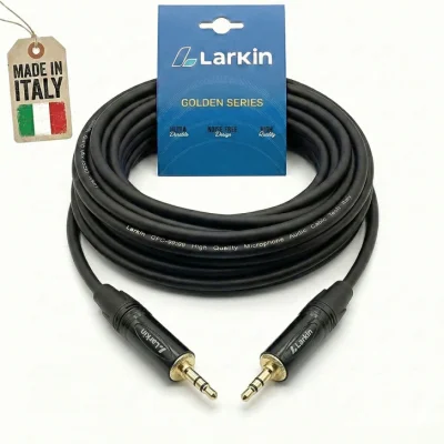 Larkin TRS - TRS (3.5mm) Bakır Balanslı AUX ve Ses Kablosu - 1