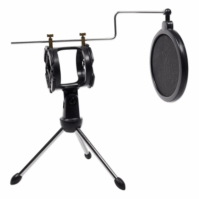 Larkin DMS10 Masaüstü Mikrofon Tutucu Pop Filtre Tripod Stand - 3