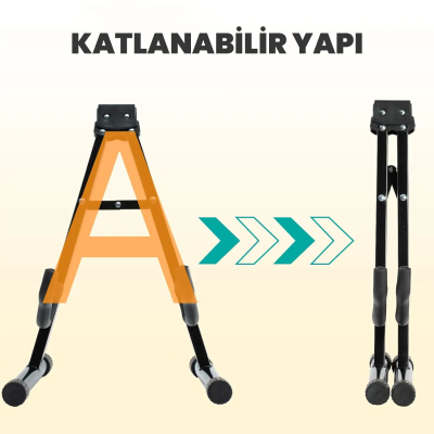 Larkin GS01 Üst Kalite Enstrüman Gitar Standı Ayaklığı Sehpası - 6