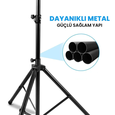 Larkin HS20 Üst Kalite Ağır Hoparlör Standı Ayağı Sehpası (Taşıma Çantalı) - 7