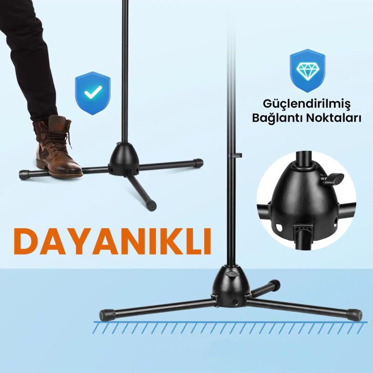 Larkin MS200 Mikrofon Standı Ön Görünüm