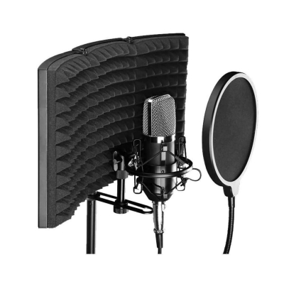 Larkin PF10 3 Parça Mikrofon Ses Yalıtım İzolasyon Akustik Paneli - 4