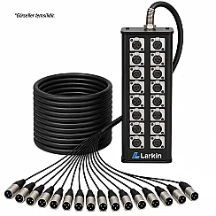 Larkin Stage16-20M 16 Kanal 20 Metre Multicore Kablo Stage Box - Larkin