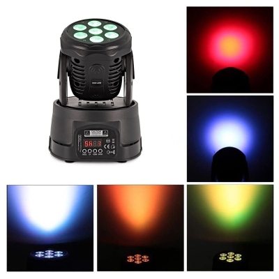 Larkin Stager Wash70 RGB 70 Watt DMX Moving Head Robot Sahne Işık Sistemi - 2