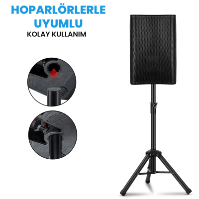 Larkin HS10 Profesyonel Kaliteli Hoparlör Standı Ayağı Sehpası (Taşıma Çantalı) - 8
