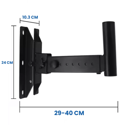 Larkin WSS10 Hoparlör Duvar Askı Aparatı - 60 KG Taşıma Kapasiteli 6 Vidalı (Çift) - 2