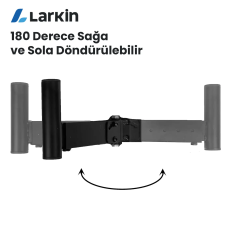 Larkin WSS10 Hoparlör Duvar Askı Aparatı - 60 KG Taşıma Kapasiteli 6 Vidalı (Çift) - 9