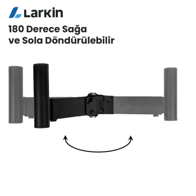 Larkin WSS10 Hoparlör Duvar Askı Aparatı - 60 KG Taşıma Kapasiteli 6 Vidalı (Çift) - 9