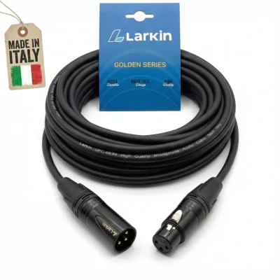 Larkin XLR - XLR Stereo Bakır Balanslı Mikrofon ve Hoparlör Kablosu - 1