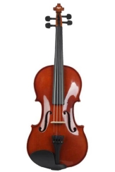 Le mans VB310-44E Abanoz Aksamlı Masif Tam Boy Keman - Le mans