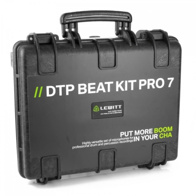 Lewitt DTP Beat Kit Pro 7 (Cardioid) - 7'li Davul Mikrofon Seti - 3