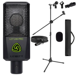 Lewitt LCT 240 PRO Condenser Mikrofon Stand ve Kablo Seti 