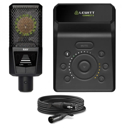 Lewitt Ray ve Connect 2 Stüdyo Ses Kayıt Paketi - 1