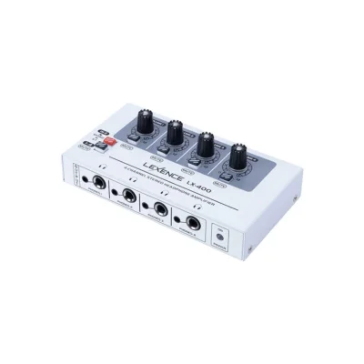 Lexence LX-400 4 Kanal Profesyonel Stereo Kulaklık Amfisi ve Çoklayıcı - 3