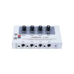 Lexence LX-400 4 Kanal Profesyonel Stereo Kulaklık Amfisi ve Çoklayıcı - 2