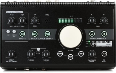 Mackie Big Knob Studio 3x2 Ses Kartı ve Stüdyo Monitör Kontrol Ünitesi - 1