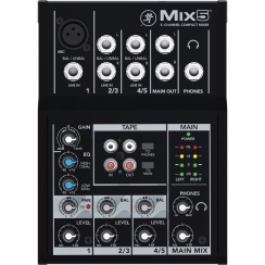 Mackie Mix5 5 Kanal Analog Deck Mikser - 1