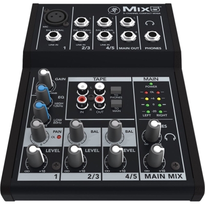 Mackie Mix5 5 Kanal Analog Deck Mikser - 2