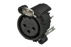 Neutrik NC3FAV2 Dişi XLR Şase Tipi Konnektör - Neutrik