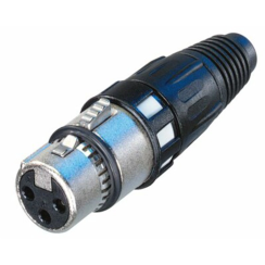 Neutrik NC3FX-CC Kablo Tipi 3 Pinli Dişi XLR Konnektör - Neutrik